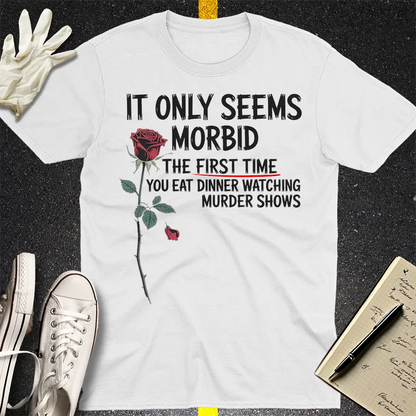 Murder Show Dinner T-Shirt - White