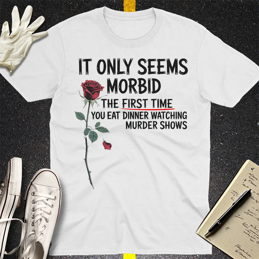 Murder Show Dinner T-Shirt - White