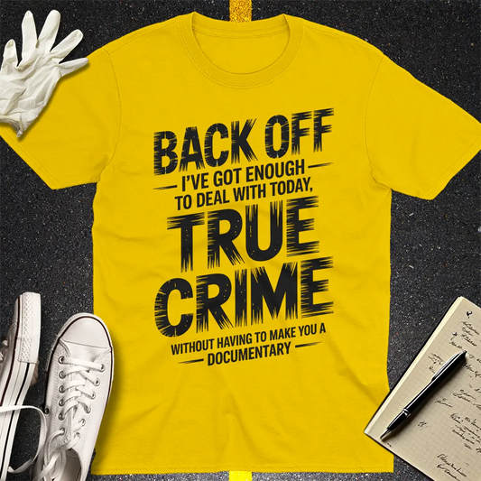 True Crime Documentary Threat T-Shirt - Daisy