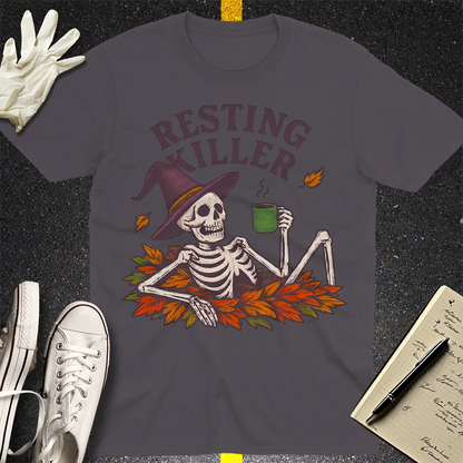Resting Killer T-Shirt - Charcoal