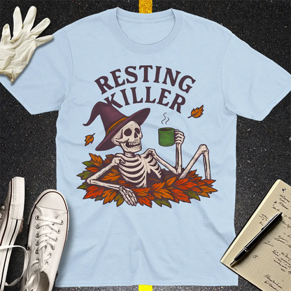 Resting Killer T-Shirt - Light Blue