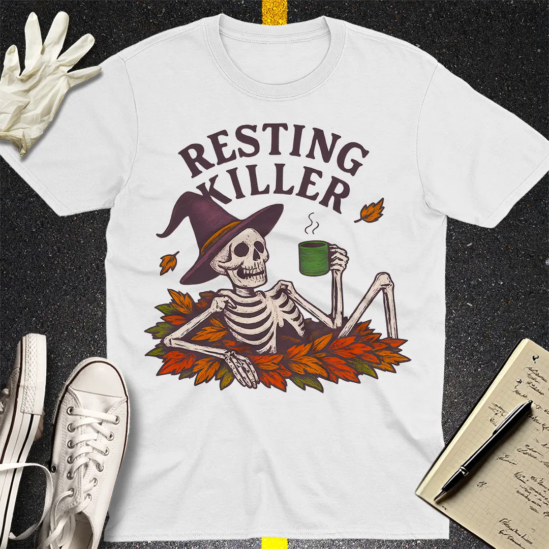 Resting Killer T-Shirt - White