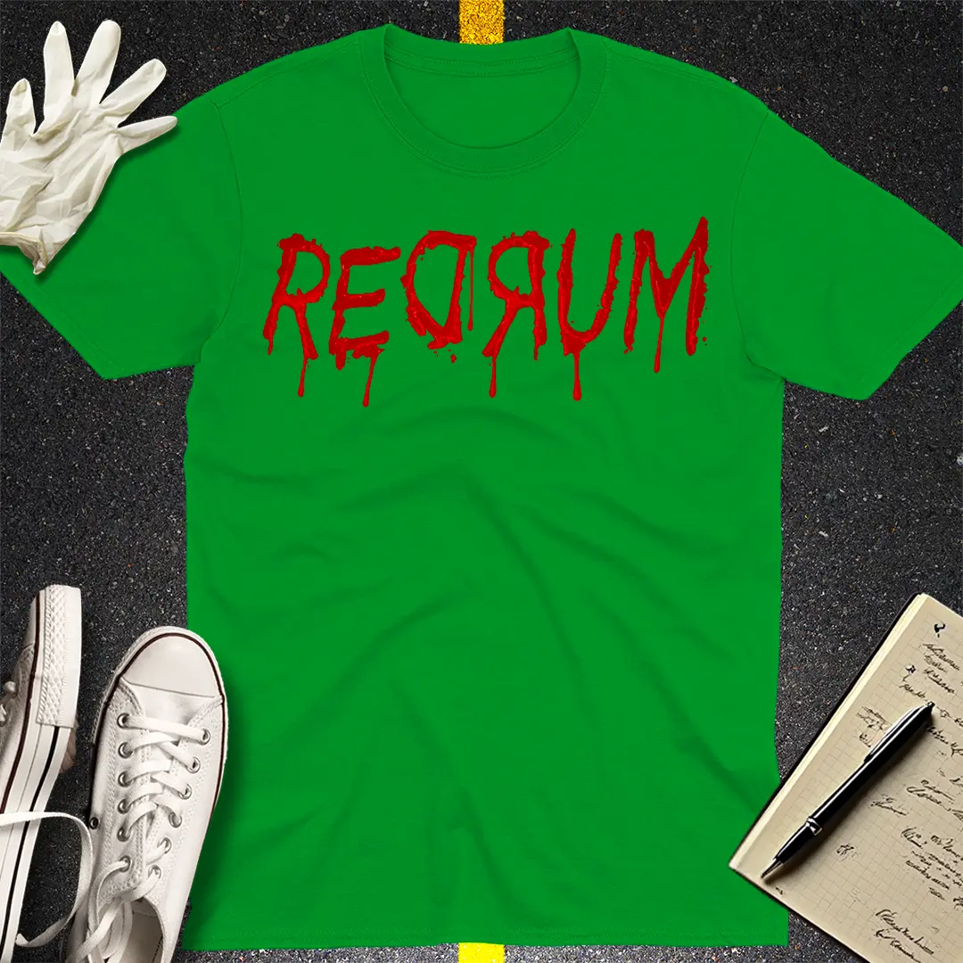 REDRUM Horror Drip T-Shirt - Irish Green