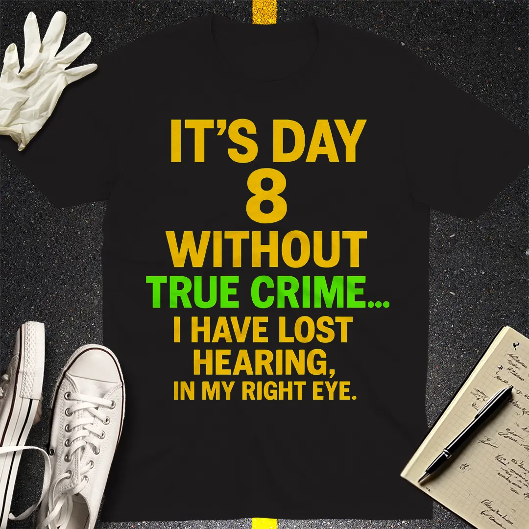 True Crime Withdrawal T-Shirt - Black