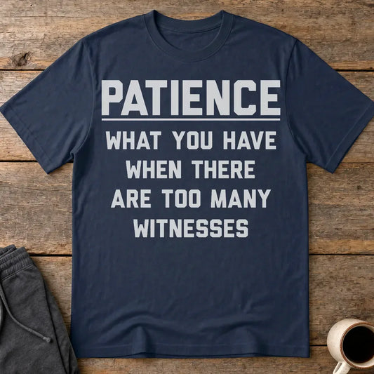 Too Many Witnesses T-Shirt - Navy