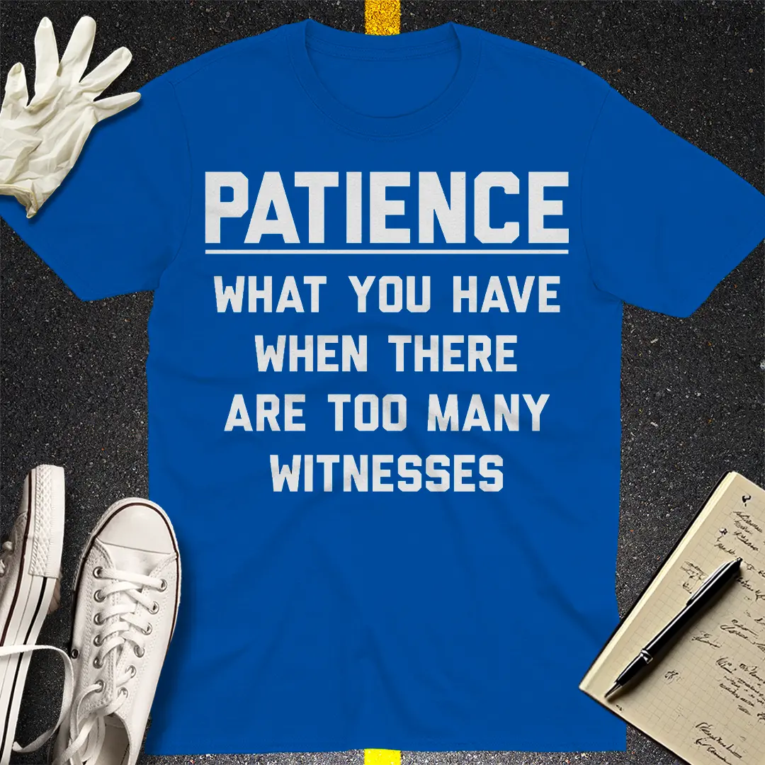 Too Many Witnesses T-Shirt - Royal
