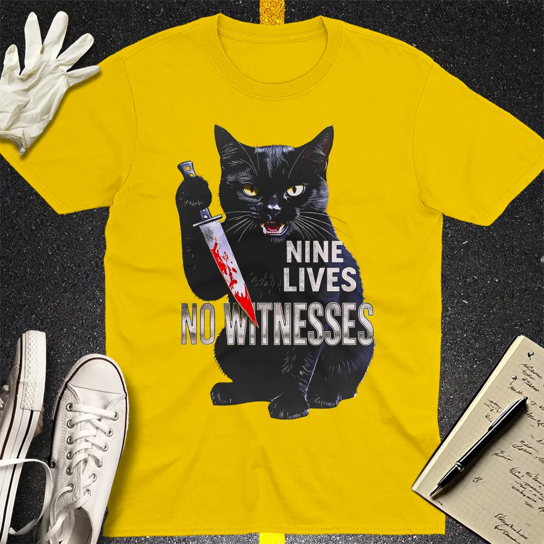 Nine Lives No Witnesses T-Shirt - Daisy