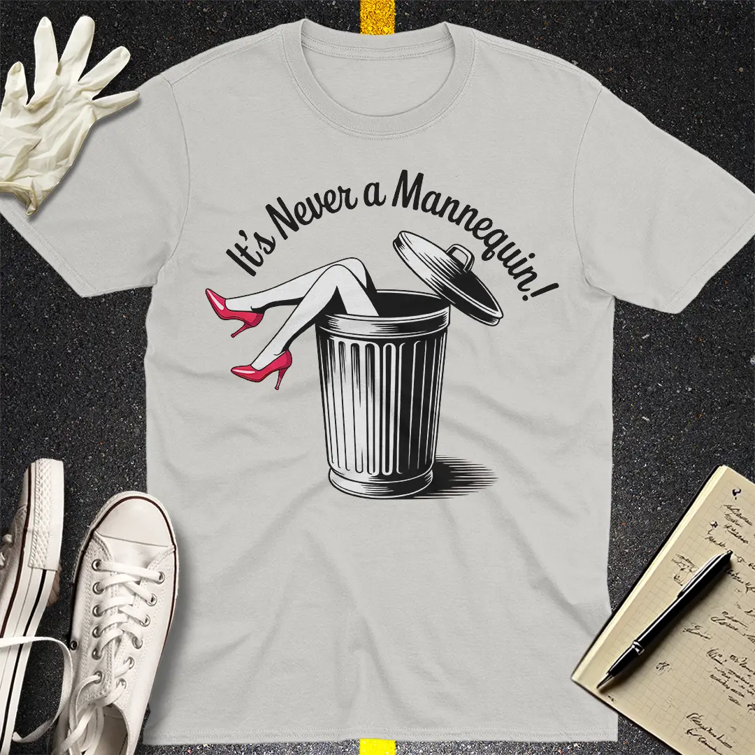It's Never a Mannequin T-Shirt - Ice Grey