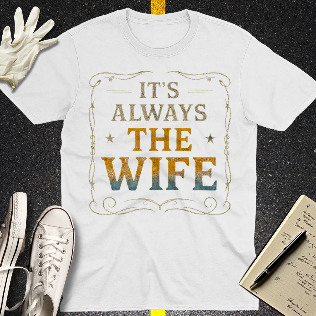 It's Always The Wife T-Shirt - White