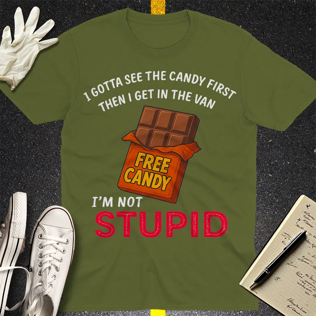Free Candy Logic T-Shirt - Military Green