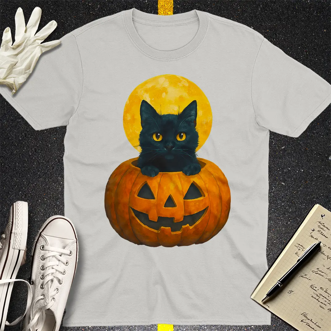Moonlight Mischief T-Shirt - Ice Grey
