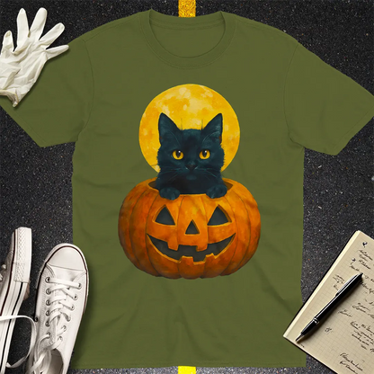 Moonlight Mischief T-Shirt - Military Green