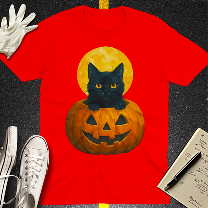 Moonlight Mischief T-Shirt - Red
