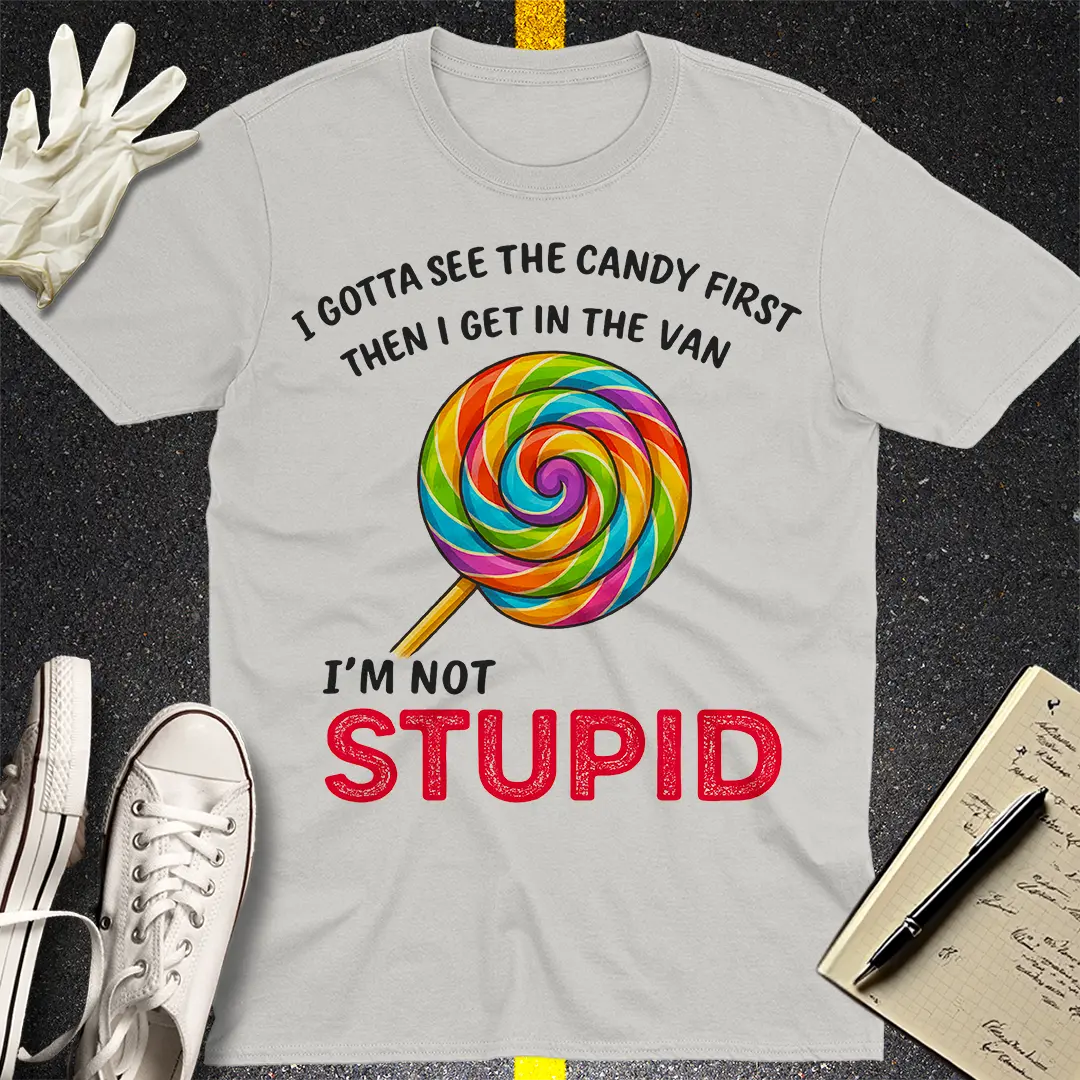 Candy Logic T-Shirt - Ice Grey
