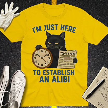 Establishing Alibi Cat T-Shirt - Daisy