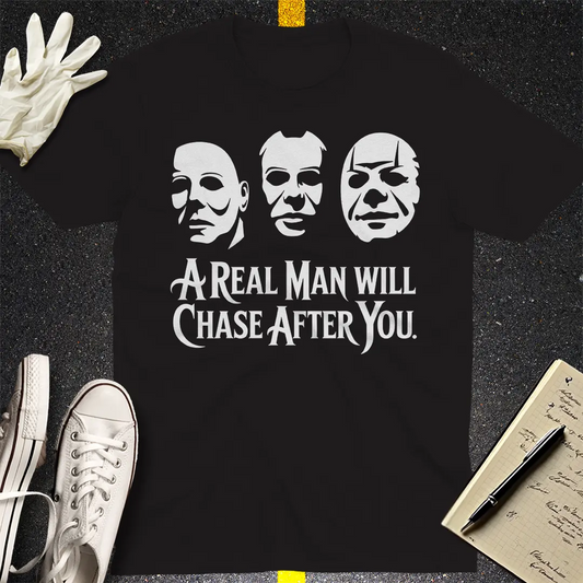 Chase After You Horror T-Shirt - Black