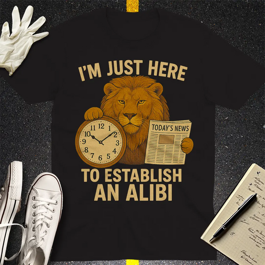 Establish an Alibi T-Shirt - Black