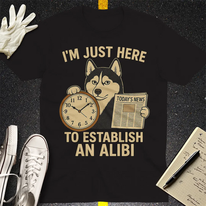 Alibi Husky T-Shirt - Black