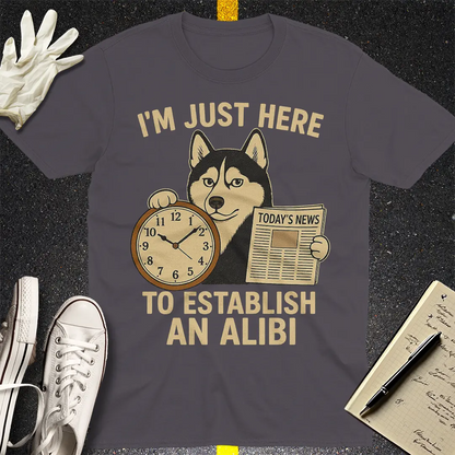 Alibi Husky T-Shirt - Charcoal