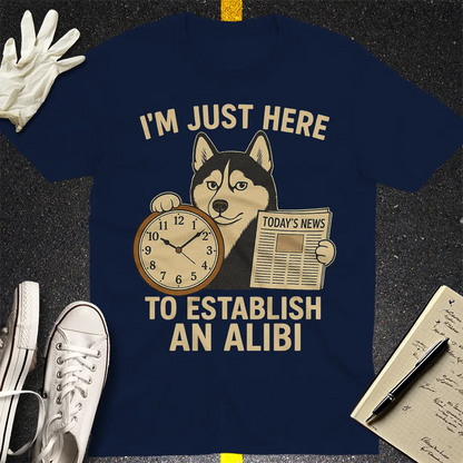 Alibi Husky T-Shirt - Navy