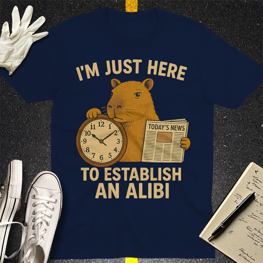 Alibi Capybara T-Shirt - Navy