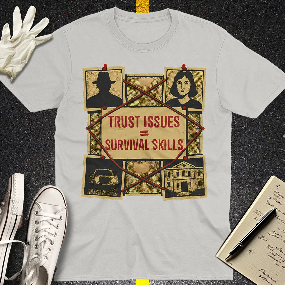 Trust Issues Survival T-Shirt - Ice Grey