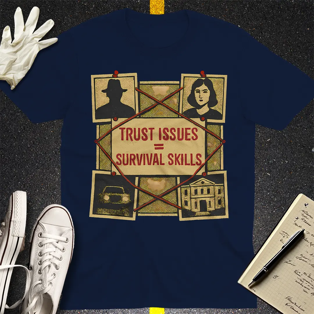 Trust Issues Survival T-Shirt - Navy
