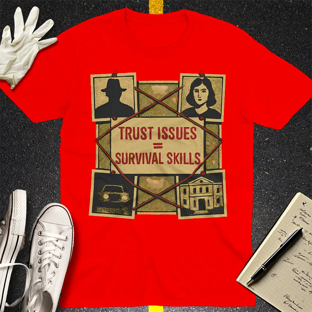 Trust Issues Survival T-Shirt - Red