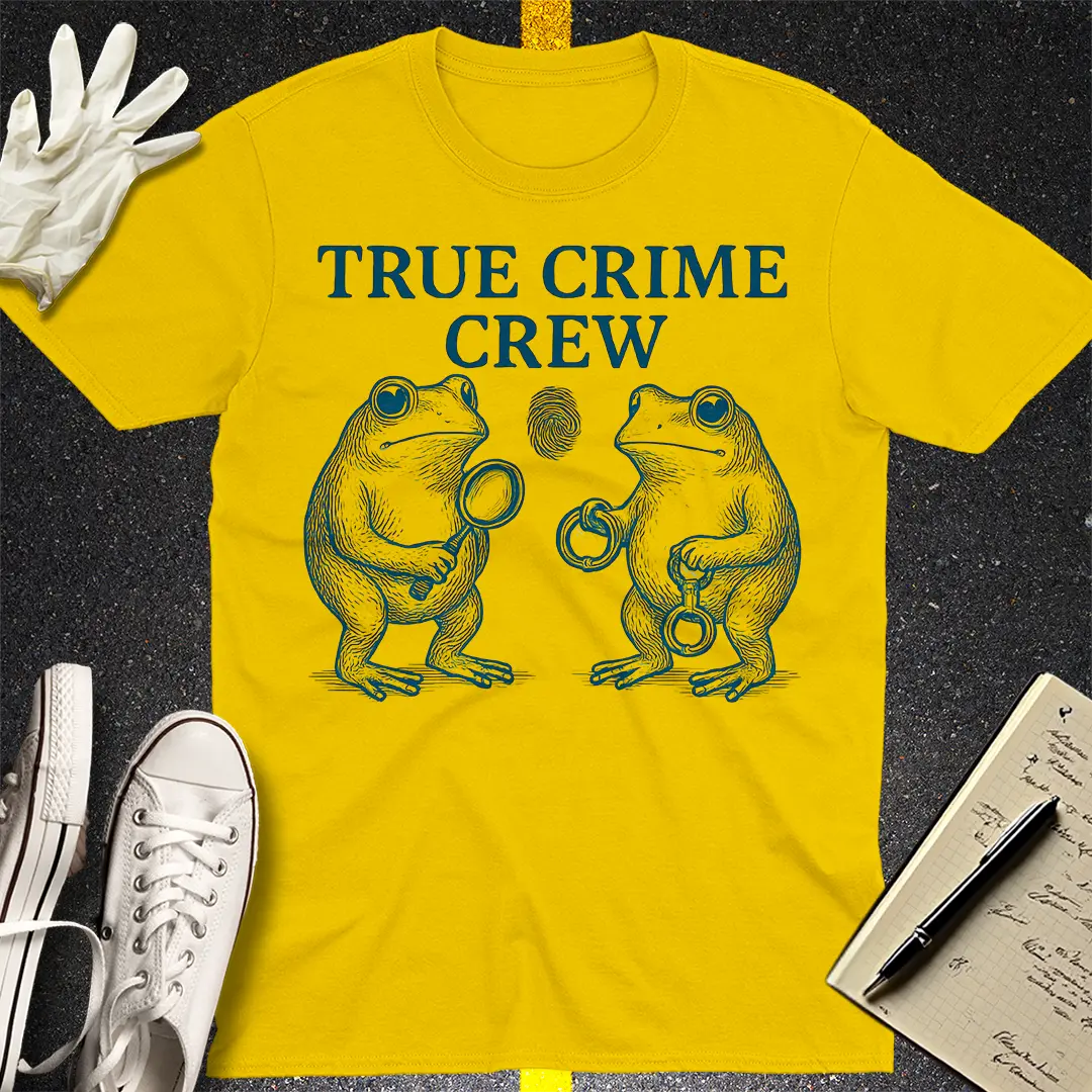 True Crime Crew T-Shirt - Daisy