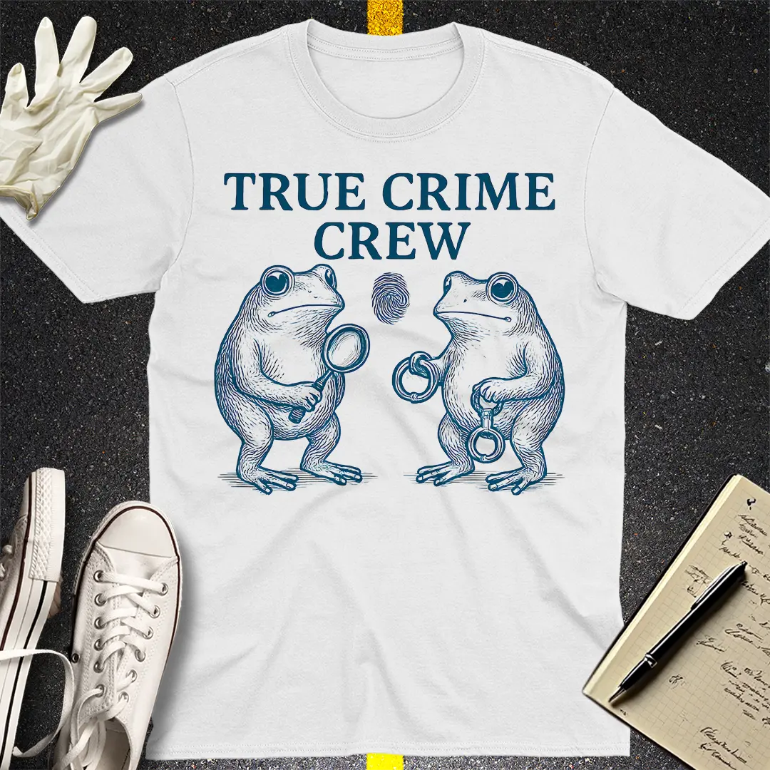 True Crime Crew T-Shirt - White