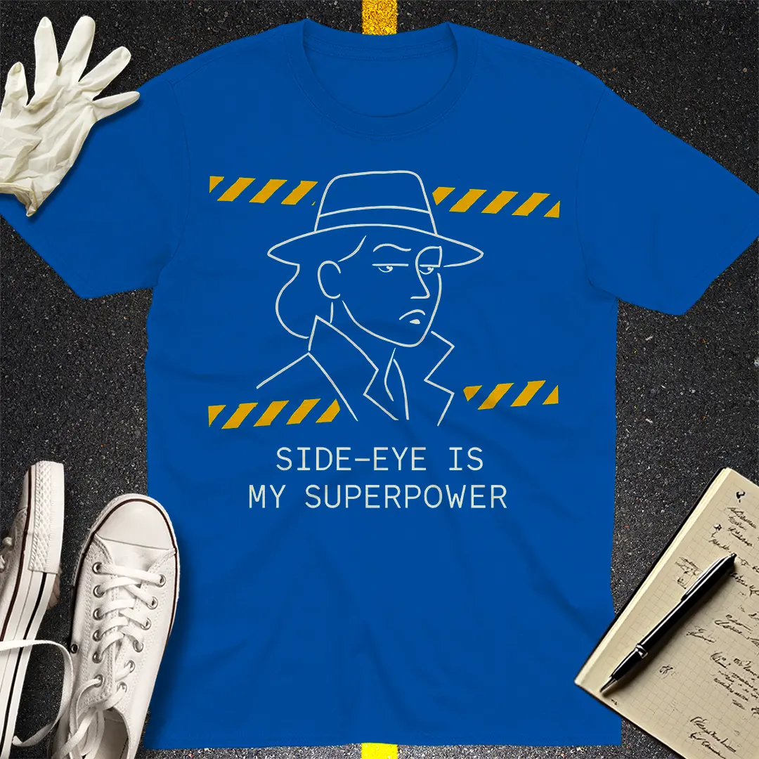 Side-Eye Superpower T-Shirt - Royal