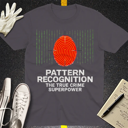 Pattern Recognition Superpower T-Shirt - Charcoal