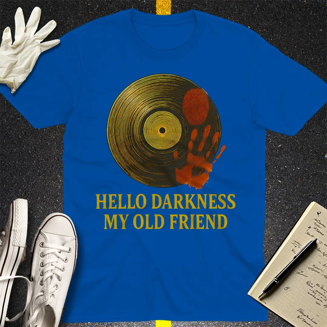 Hello Darkness Retro T-Shirt - Royal