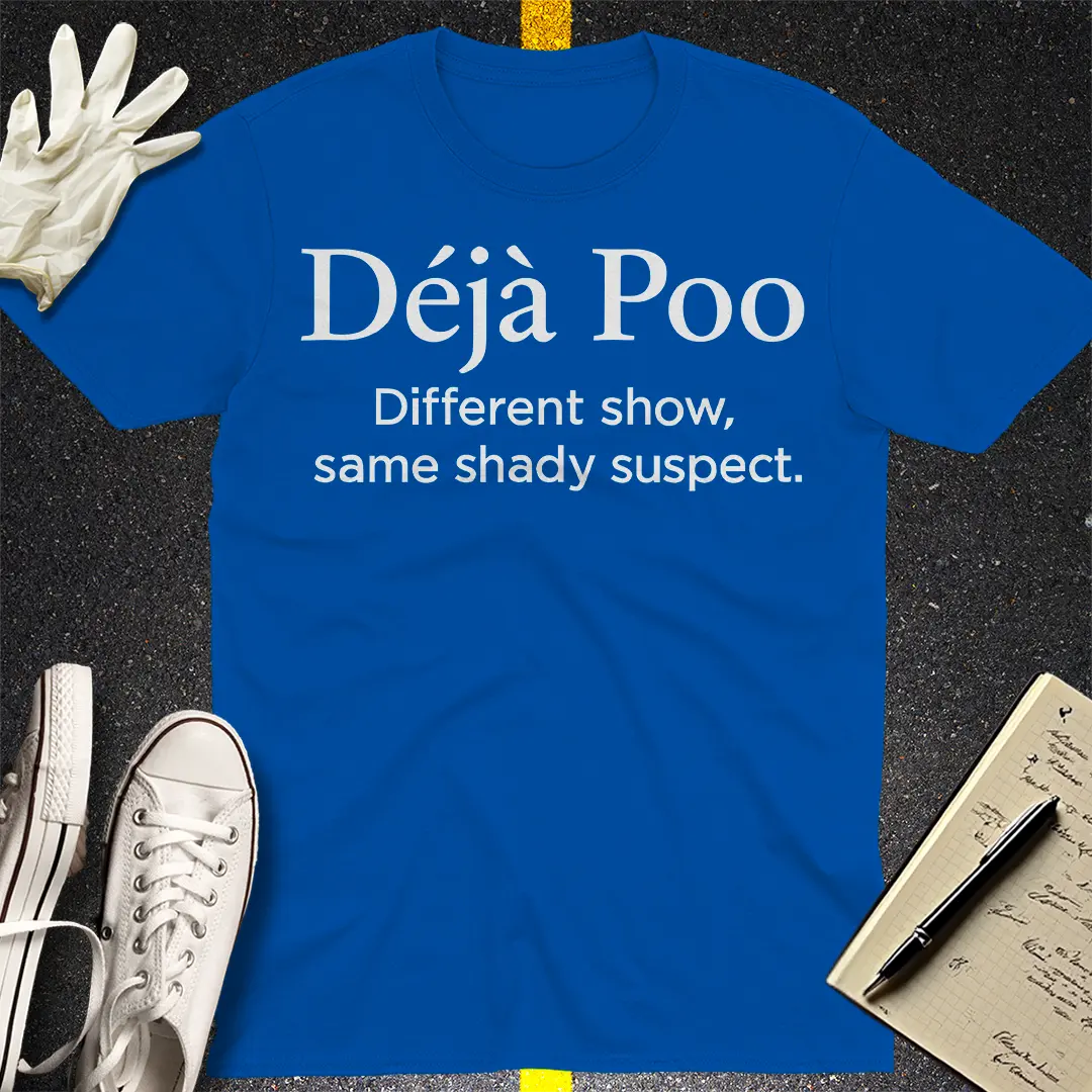 Déjà Poo T-Shirt - Royal