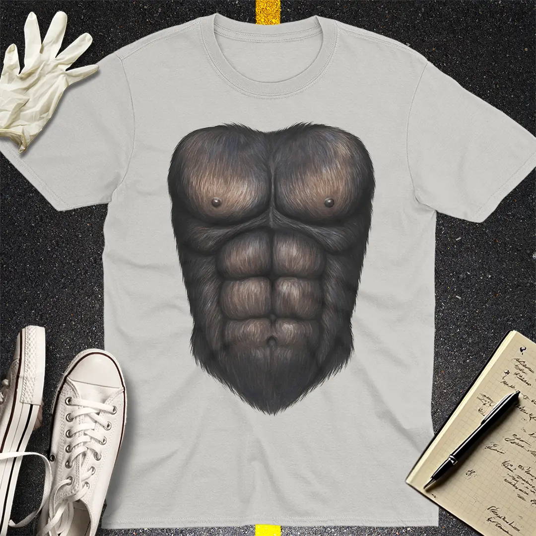 Gorilla Chest Flex T-Shirt - Ice Grey