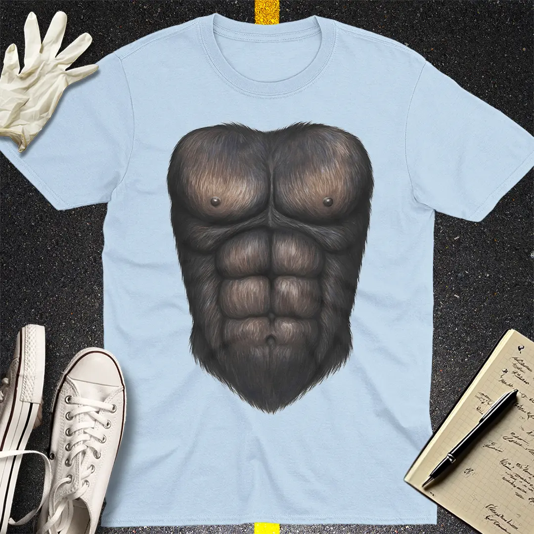 Gorilla Chest Flex T-Shirt - Light Blue
