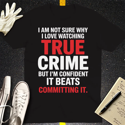 True Crime Obsession T-Shirt - Black