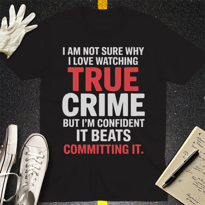 True Crime Obsession T-Shirt - Black
