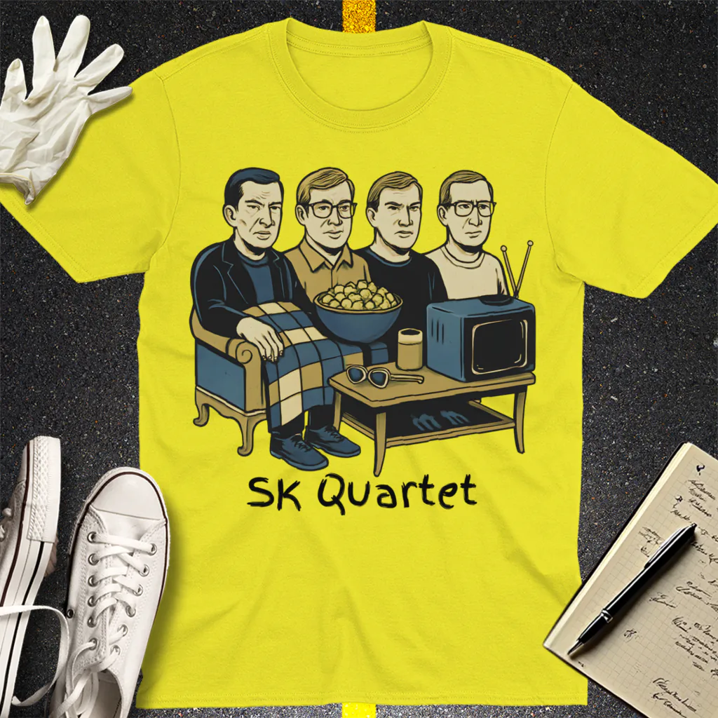 True Crime Couch Club T-Shirt - Cornsilk