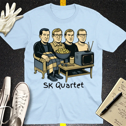 True Crime Couch Club T-Shirt - Light Blue