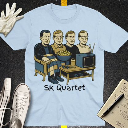 True Crime Couch Club T-Shirt - Light Blue