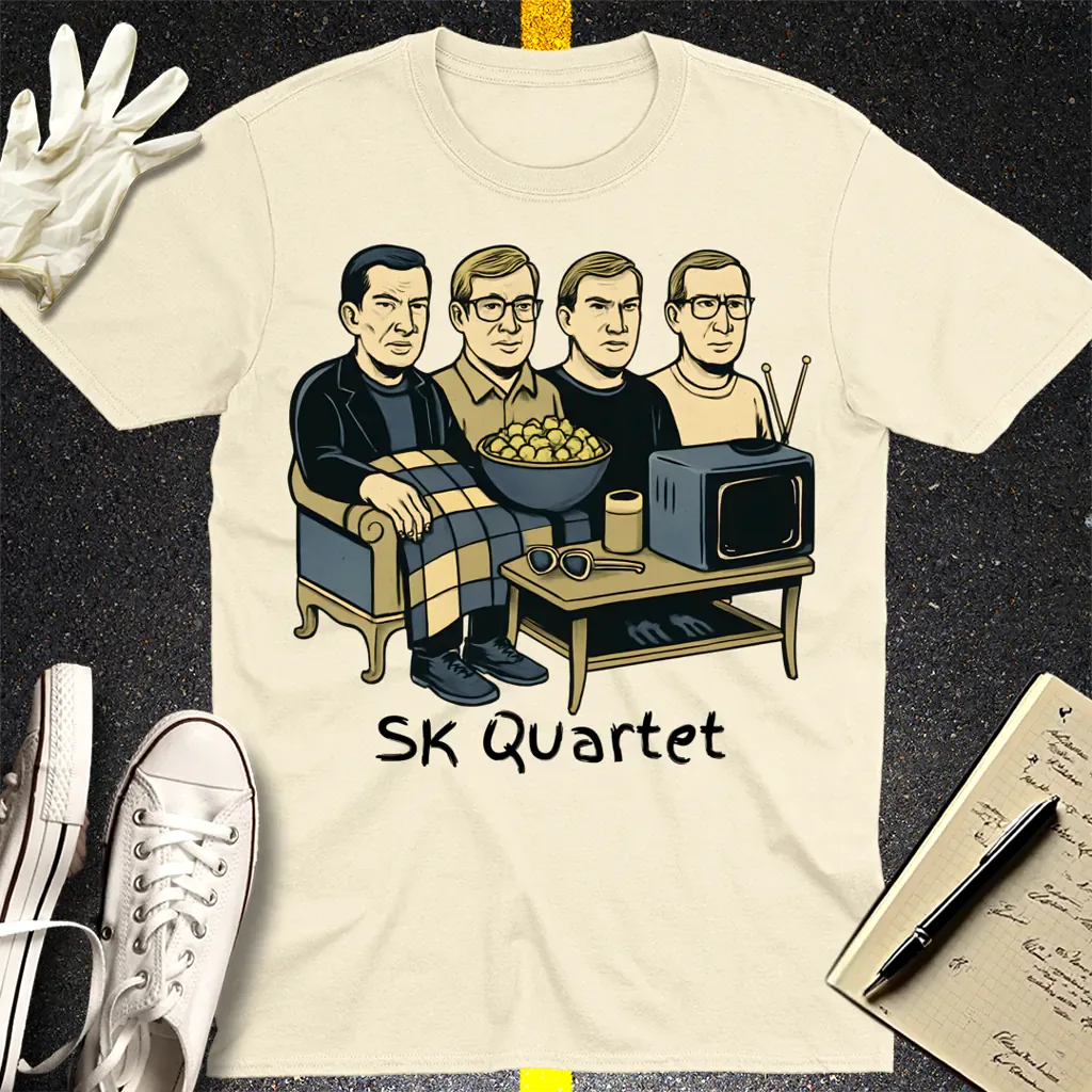 True Crime Couch Club T-Shirt - Natural