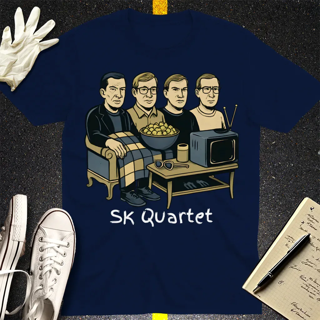 True Crime Couch Club T-Shirt - Navy