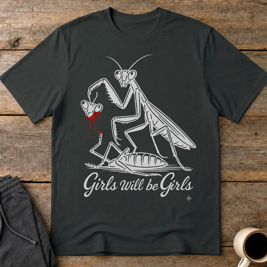 Girls Will Be Girls T-Shirt - Black