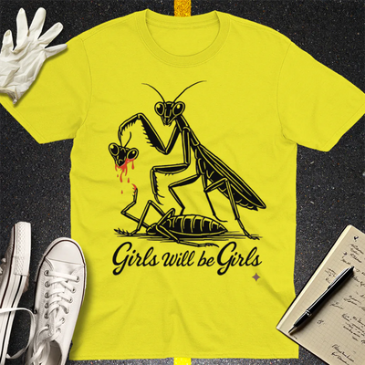 Girls Will Be Girls T-Shirt - Cornsilk