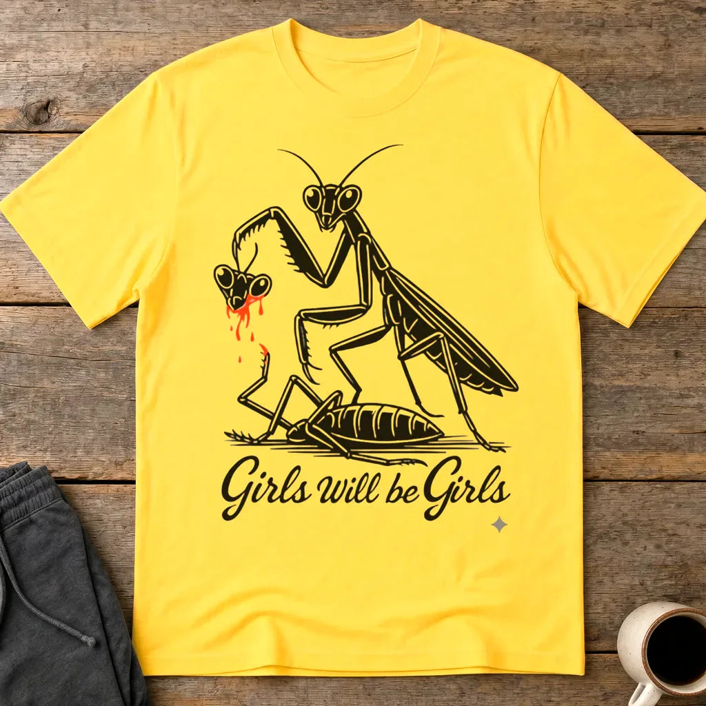 Girls Will Be Girls T-Shirt - Daisy