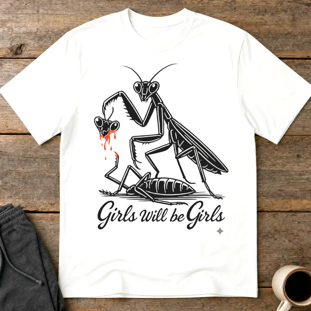 Girls Will Be Girls T-Shirt - White