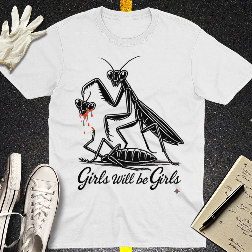 Girls Will Be Girls T-Shirt - White