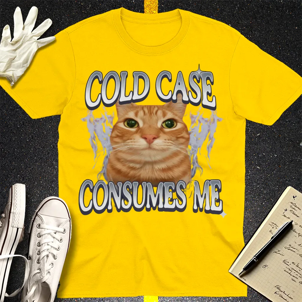 Cold Case Cat T-Shirt - Daisy