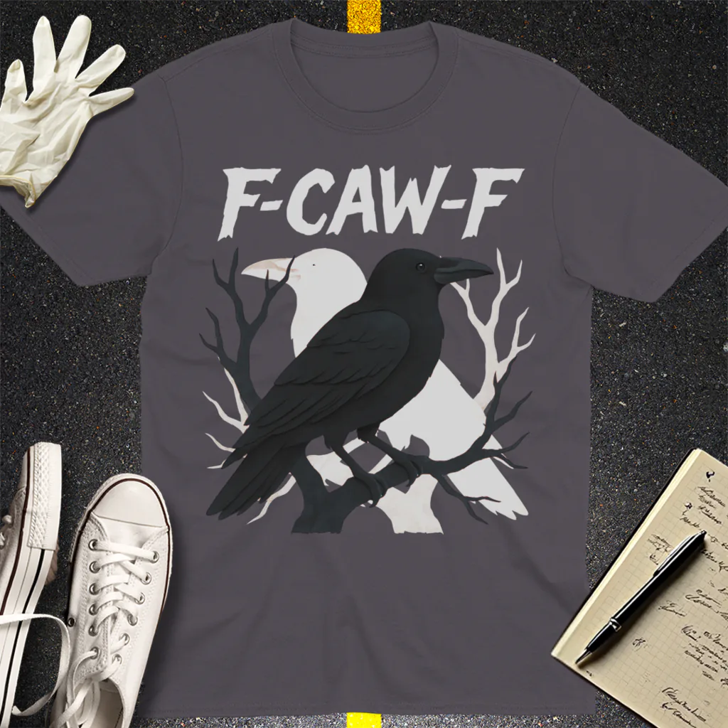 F-CAW-F Raven Attitude T-Shirt - Charcoal